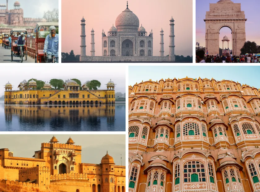 Golden Triangle Tour 6 Nights 7 Days
