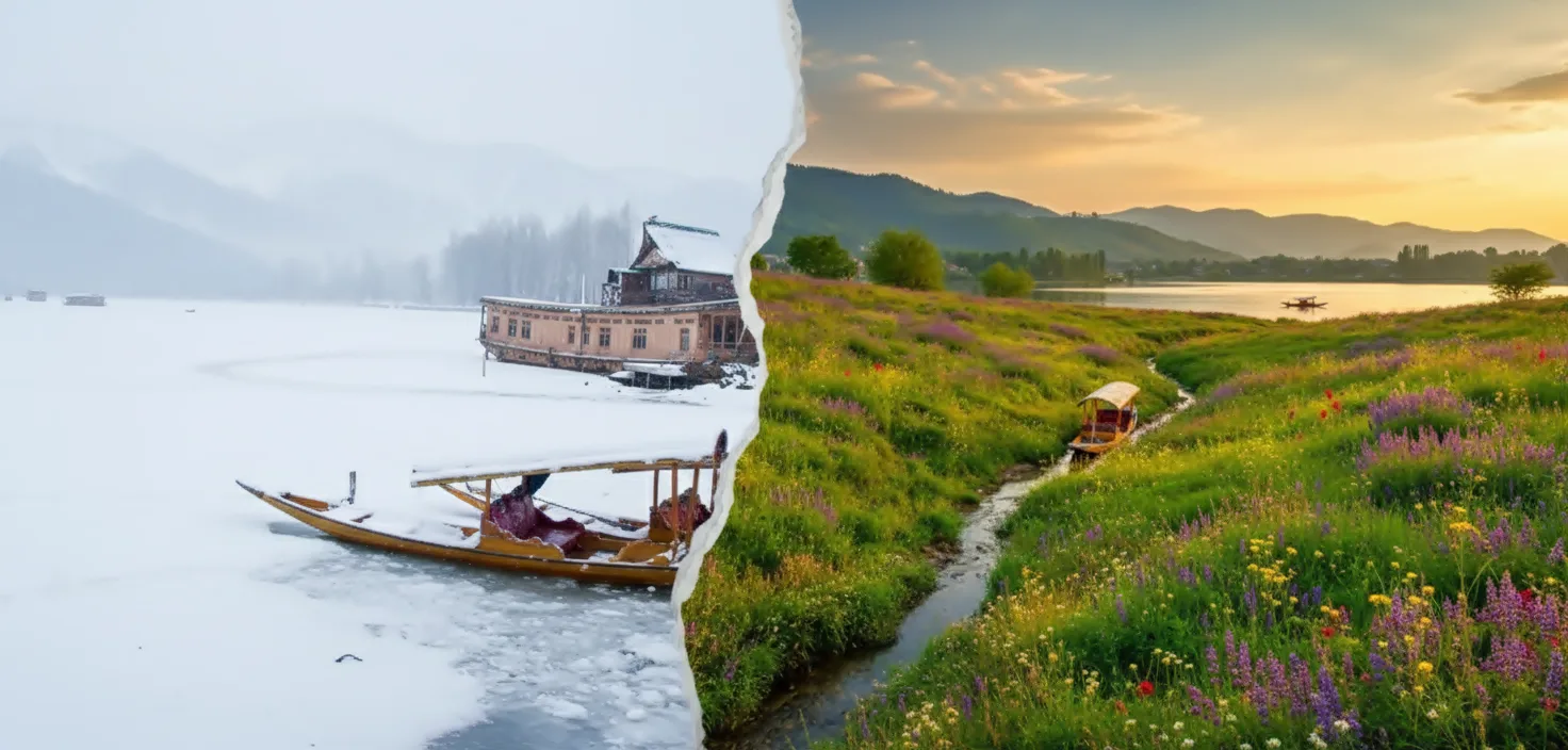 Winter vs Summer Kashmir Tour
